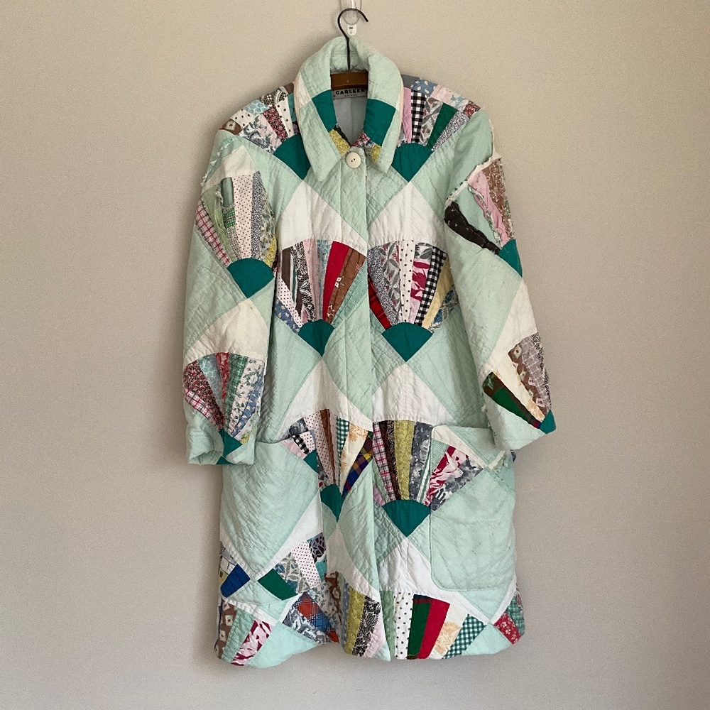 CARLEEN Quilt OG Long Coat (XL) NWOT